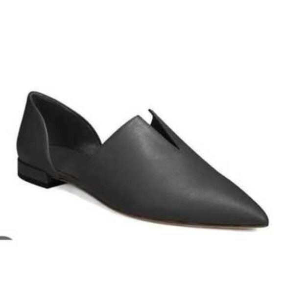 Vince • Darlington Leather Cutout Accent D'Orsay Flats • 7.5 - Picture 1 of 9